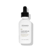 Sérum densifiant Zenagen appliqué sur le cuir chevelu pour cheveux fins.