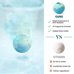 ZenBombs bombe de bain se dissolvent en 5 minutes dans l'eau chaude.