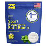 Zensah Bombes de bain récupération menthe et eucalyptus, relaxation musculaire possible.
