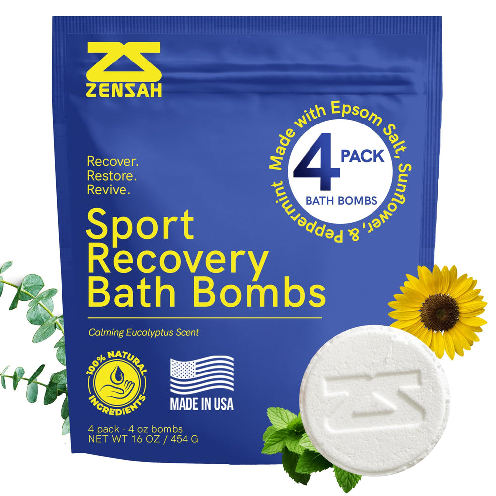 Zensah Bombes Recovery Epsom Magnésium – soulage les muscles après l'effort.
