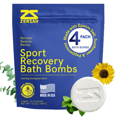 Zensah Bombes Recovery Epsom Magnésium – soulage les muscles après l'effort.