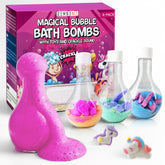 ZenseMe bombes-bain en poudre avec licorne, surprise ludique pour l'enfant.