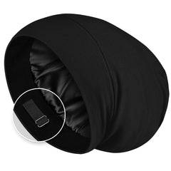Bonnet Zenssia satin pour nuits douces protégeant les boucles.