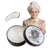 ZENTANMEI cire-coiffante blanche, couleur temporaire facile à enlever pour enfants et adultes.