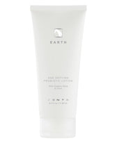 Zents lotion probiotechique anti-age en bouteille Terre, hydratation durable.