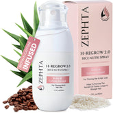 Zephta H-Regrow : bouteille spray prête à l'emploi pour stimuler le cuir chevelu et favoriser la pousse.