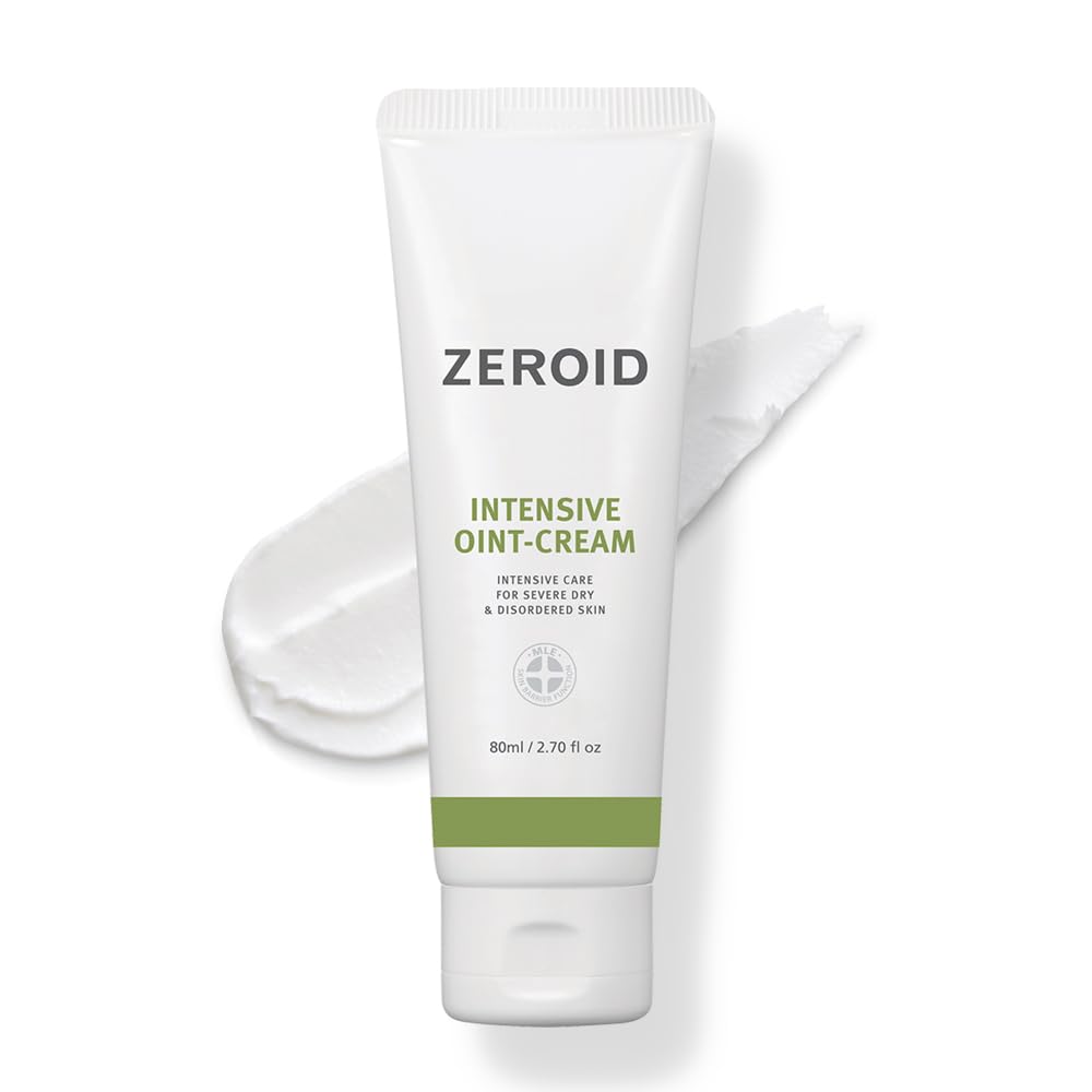 Zeroid Intensive Crème Visage emballage élégant pour soin intensif des peaux sensibles.