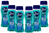 Zest Aqua – flacon gel douche hydratant pour peau douce après la douche.