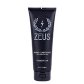 ZEUS Soin barbe Verveine et Citron Vert — bouteille, hydratation douce.