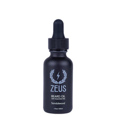 ZEUS huile naturelle barbe – bouteille de 30 ml, hydratation et douceur.
