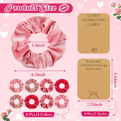 Les scrunchies velours Zeyune offrent confort et douceur, idéal pour attacher les cheveux quotidiennement.