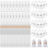 Zhehao kit soin cils : bouteilles pompe 60 ml, dosage précis et nettoyage facile.