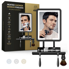 Miroir ZHENYEMEI anti-buée avec chauffage pour rasage précis.