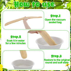 ZhouBoat Loofah naturel nettoyage fruits et légumes