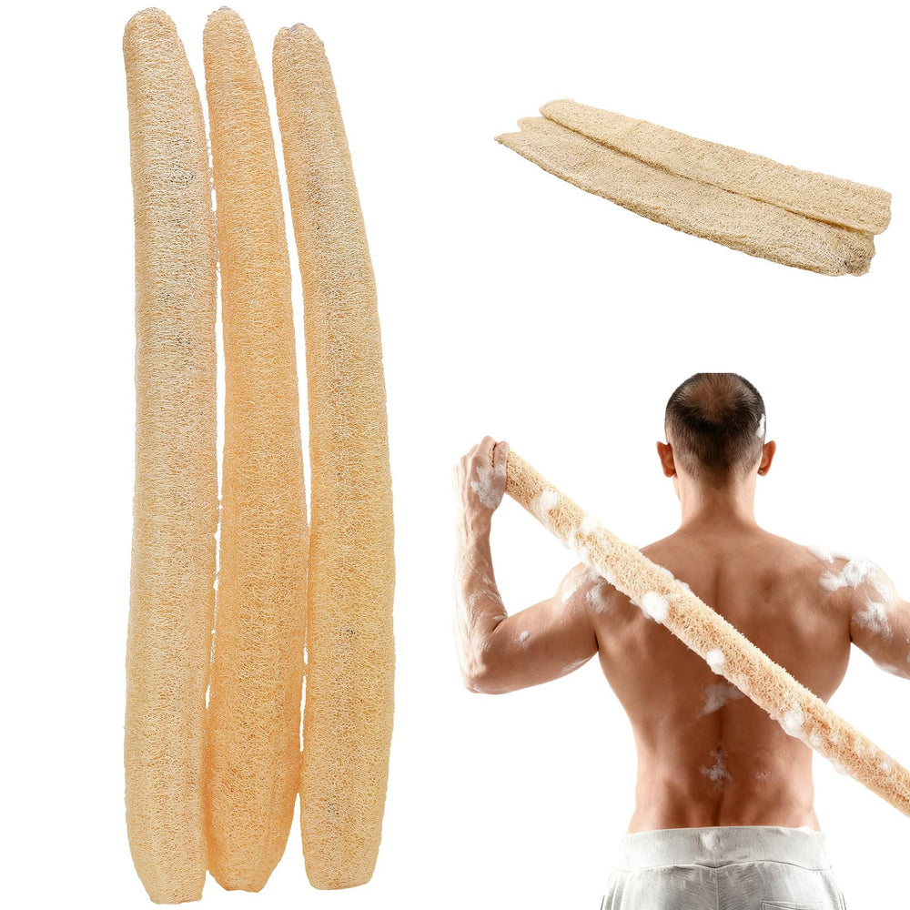 ZhouBoat Loofah naturel grand format pour douche et exfoliation efficace