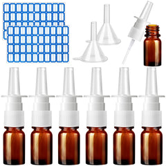 Flacon spray nasal brun ZHWKMYP 5 ml prêt pour usage quotidien.
