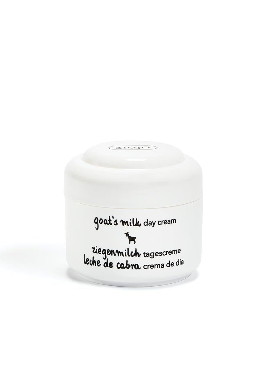 Ziaja Crème de jour au lait de chèvre en bouteille, hydratation durable