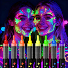 Marqueur zijimyyl rose neon pour le corps, couleur vive et impact visuel