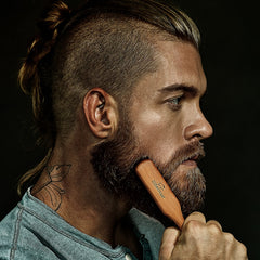 Brosse ZilberHaar barbe brins de sanglier démêlent sans tirer