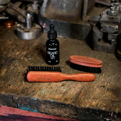 Brosse ZilberHaar barbe utilisation avec huile