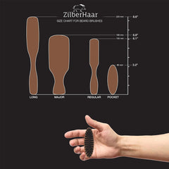 Poils de sanglier ZilberHaar apportant douceur et texture naturelle.