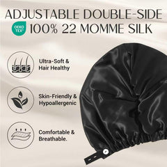 Design croisement respirant du bonnet ZIMASILK pour une fraîcheur nocturne
