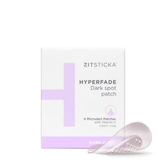 ZitSticka Hyperfade pansement post-bouton avec microdarts pour revitalisation ciblée.