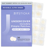 Patch invisible ZitSticka pour le visage, ultra-fin et discret sous le maquillage.
