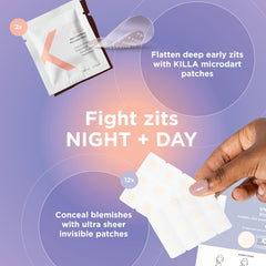 ZitSticka UNDERCOVER patch-fin-mat: discrétion et efficacité, idéal jour comme nuit.