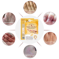 Masques mains ZIXAOK crème lissante pour peau sèche.