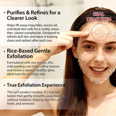 Texture légère et efficace, exfoliation douce sans gommage abrasif.