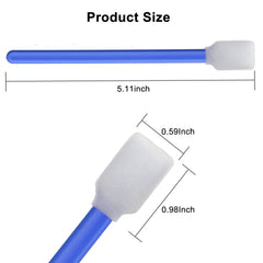 Tête en mousse ZIZNBA, entretien précis des surfaces sensibles.