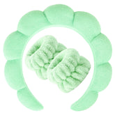 Zkptops bandeau soin visage éponge tissu épais — absorption efficace pendant le lavage