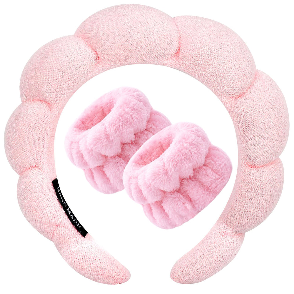 Bandeau spa Zkptops pour lavage du visage, absorption efficace et douceur.