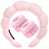 Bandeau spa Zkptops pour lavage du visage, absorption efficace et douceur.