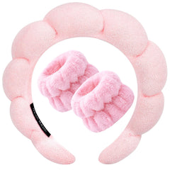 Bandeau spa Zkptops pour lavage du visage, absorption efficace et douceur.