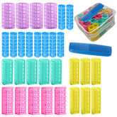 ZMD ensemble rouleaux plastiques 30pièces pour boucles sans chaleur