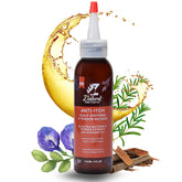 Z’natural huile cuir chevelu avec pompe pour une application ciblée et soulagement rapide.