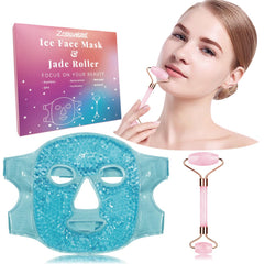 Masque gel froid ZNÖCUETÖD pour visage, réconfort et réduction des rougeurs.
