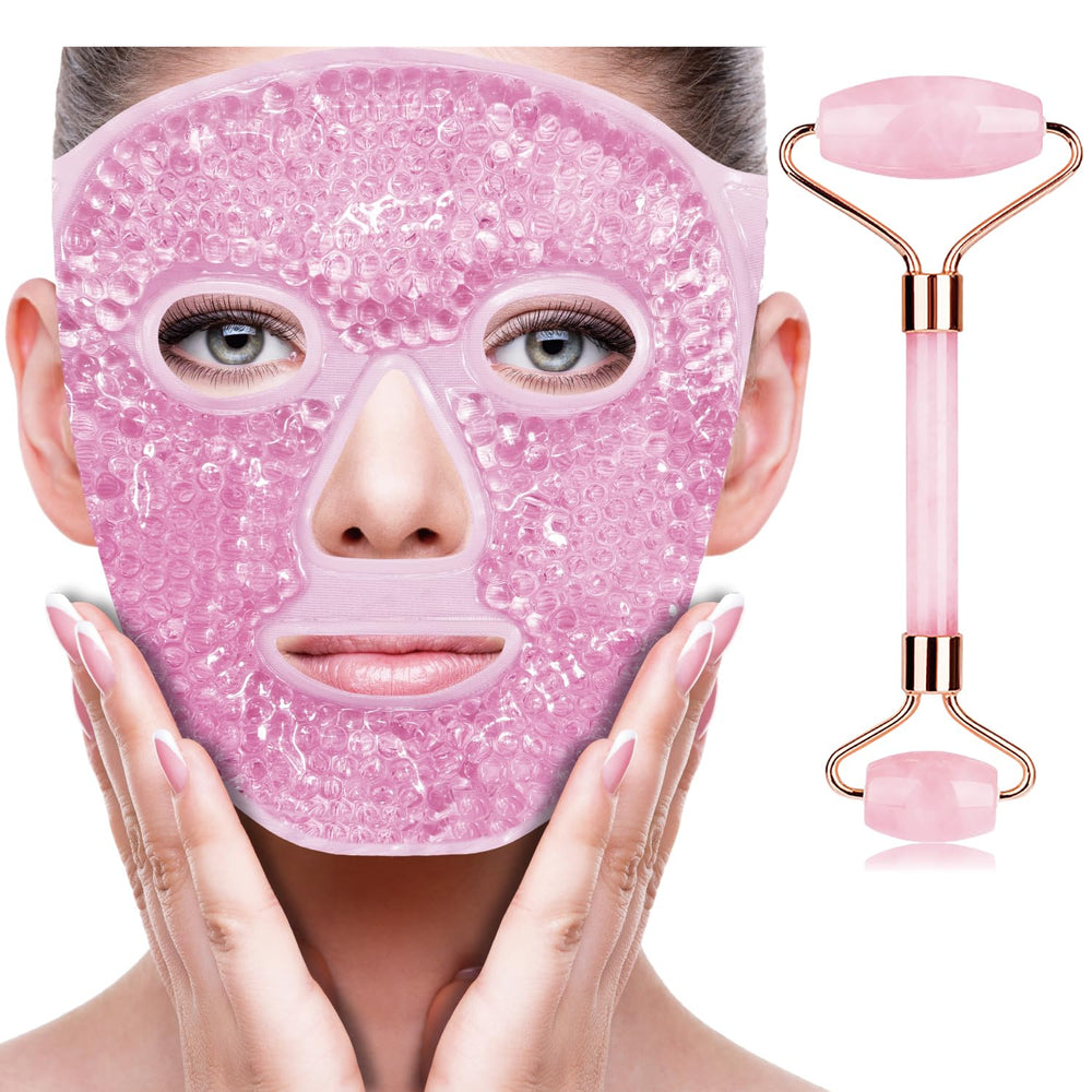 Rouleau jade ZNÖCUETÖD pour visage, tonifie et apaise la peau.