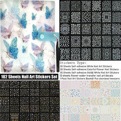Etui Zoance de rangement pour stickers ongles, organisation pratique.