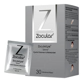 Zocular ZocuWipe emballage etui: pratique pour l'hygiène oculaire.