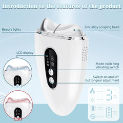 ZoGoo outil gua sha électrique mode froid visage réduit les poches.