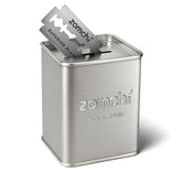 ZOMCHI Blade Bank – ouverture supérieure sécurisée pour déposer des lames usagées.