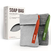Pochette ZOMCHI: deux textures pour une exfoliation adaptée et personnalisée.