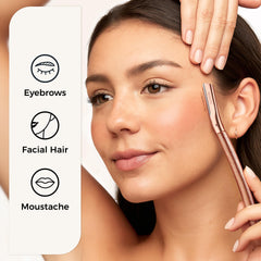 Rasoir ZOMCHI visage pour dermaplanage et peau lisse.