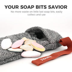 ZOMCHI sac savon anti-gaspillage pratique et économique au quotidien.