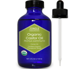 Zongle Therapeutics huile de ricin — flacon verre: conservation et pureté optimales.