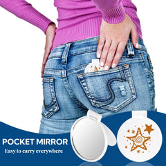 Zoofox miroir couvercle protège poussière, utilisation quotidienne.