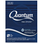Zotos Quantum Firm Options Alkaline Perm bottle showing conditioning formula for resilient curls.